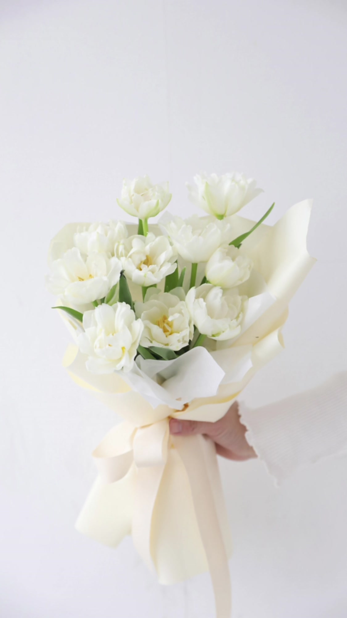 郁金香小花束-制作教程-武汉花艺培训/零基础学花艺/春日礼物