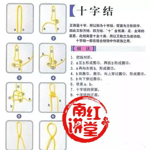 双线吊坠打结方法图解图片