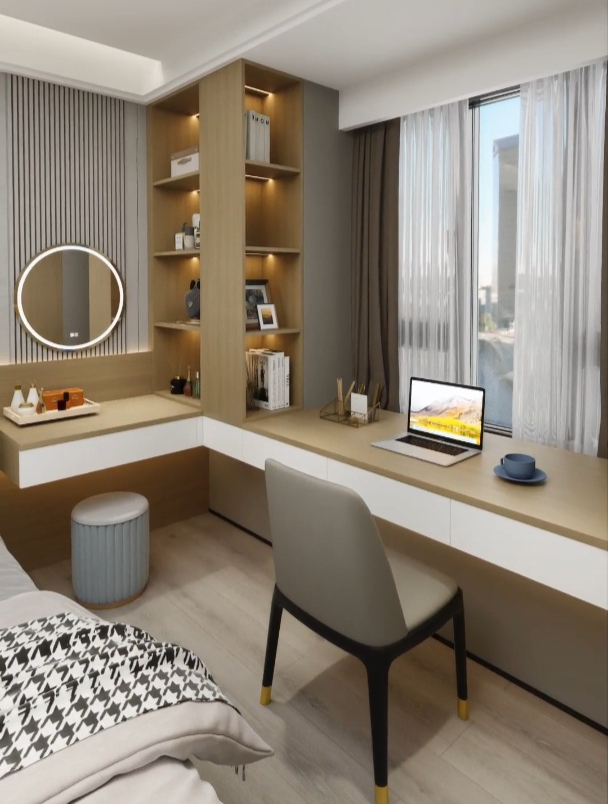 飘窗设计成为卧室亮点!