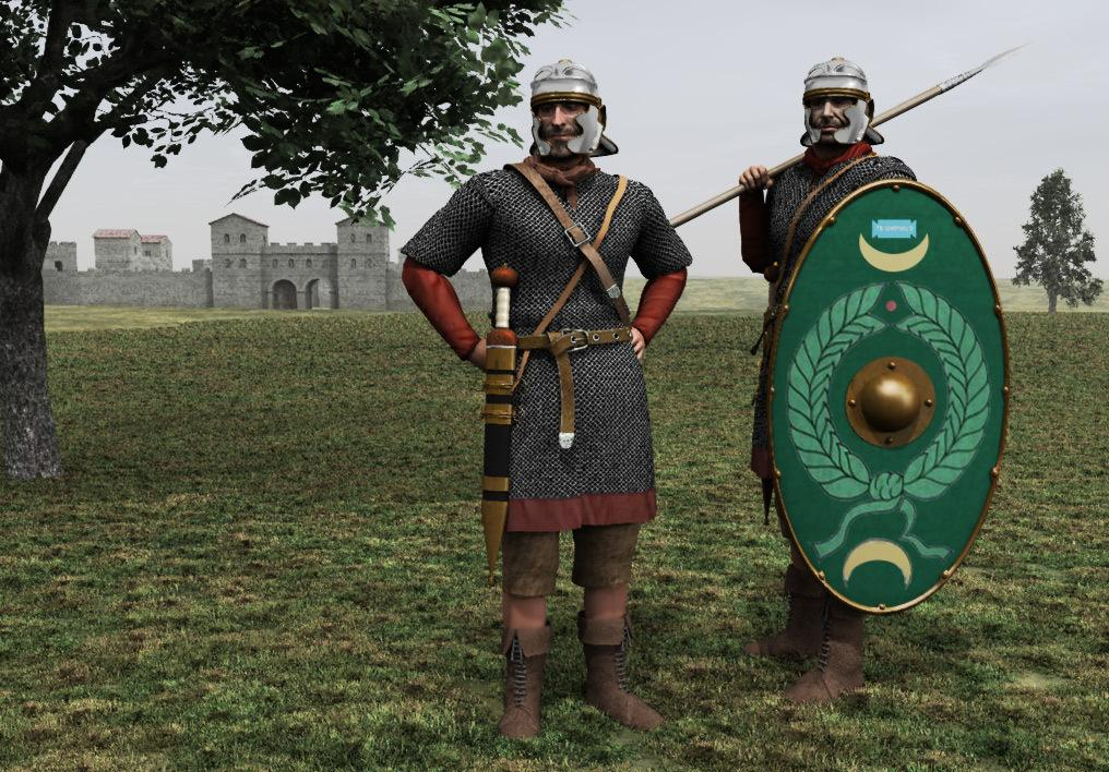 对罗马士兵个人而言,战场是个狭窄而压抑的空间,使人恐惧与紧张