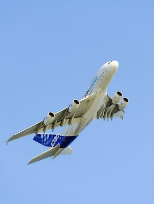 世界上最大的宽体客机空客a380,号称空中巨无霸(10)-度小视