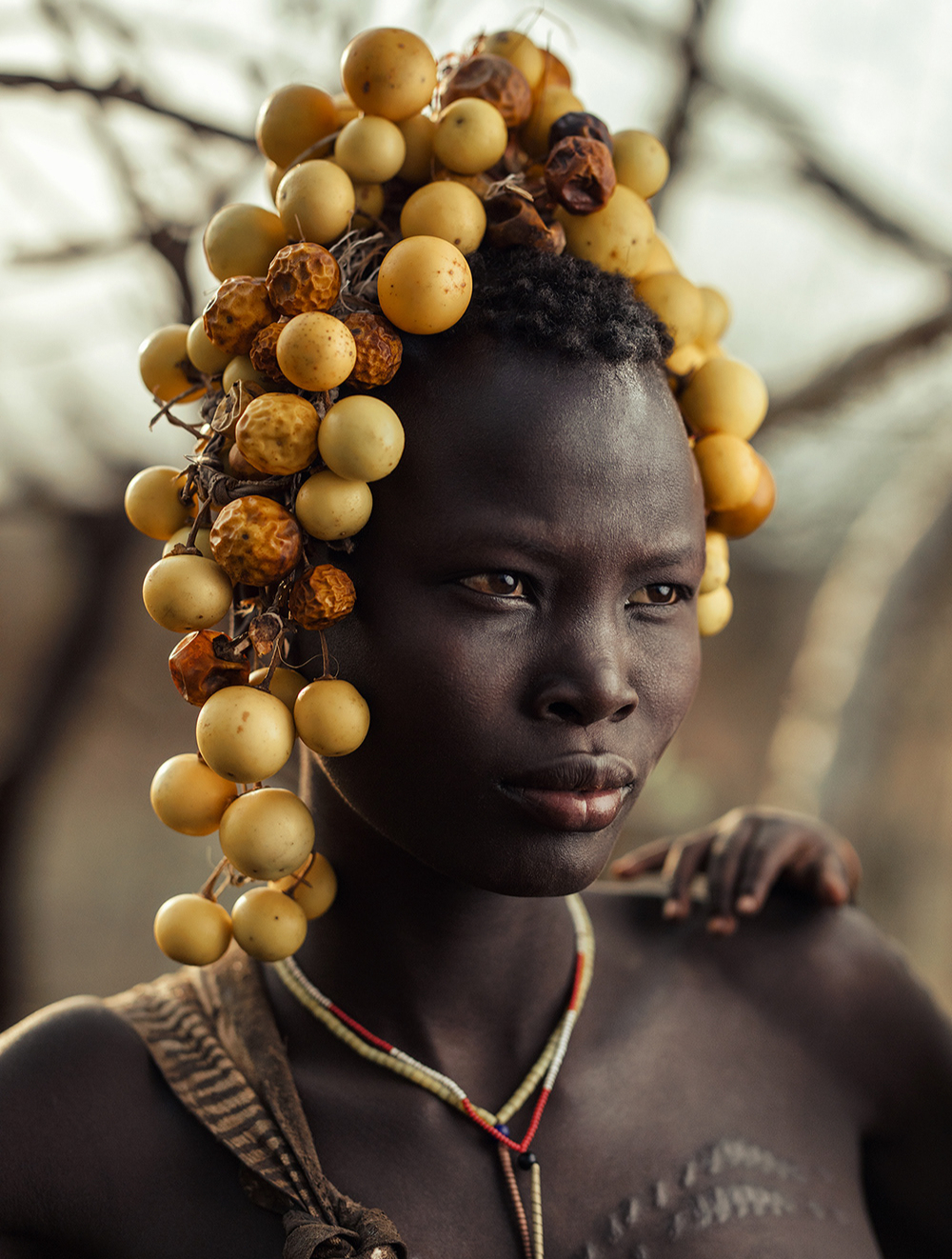 非洲辛巴族娶妻习俗,男人有房还得要彩礼女人穿上拖鞋就算领证05