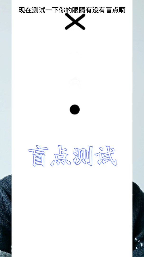 盲点测试你的眼睛有没有盲点