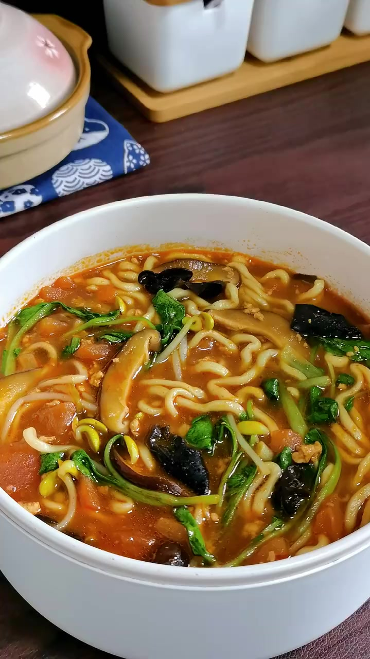 这碗肉沫炝锅面绝了可以原地开店