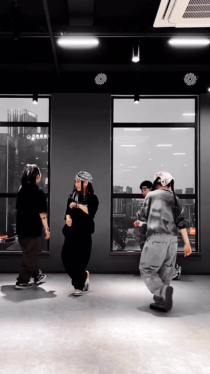 hiphop教学舞蹈帅气又简单的hiphop齐舞