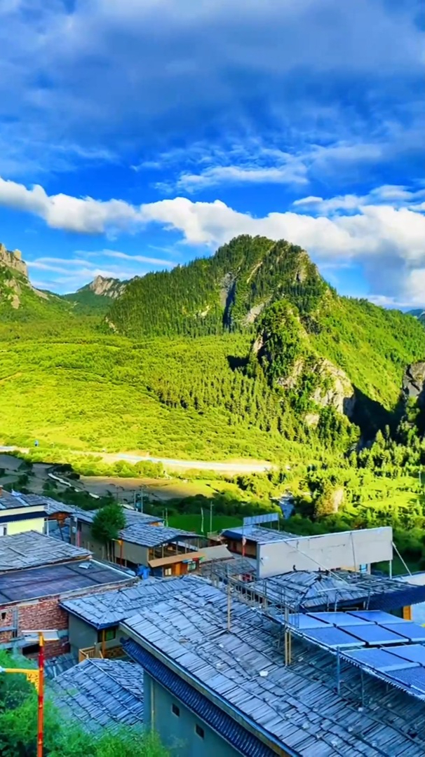 娱乐治愈风景:扎尕那"石城"藏在大山深处的一片净
