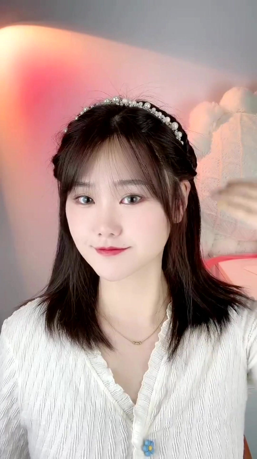 超可爱万能戴发箍发型