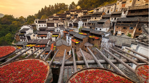 上榜国家地理的村落:江西上饶的篁岭,低调但美好