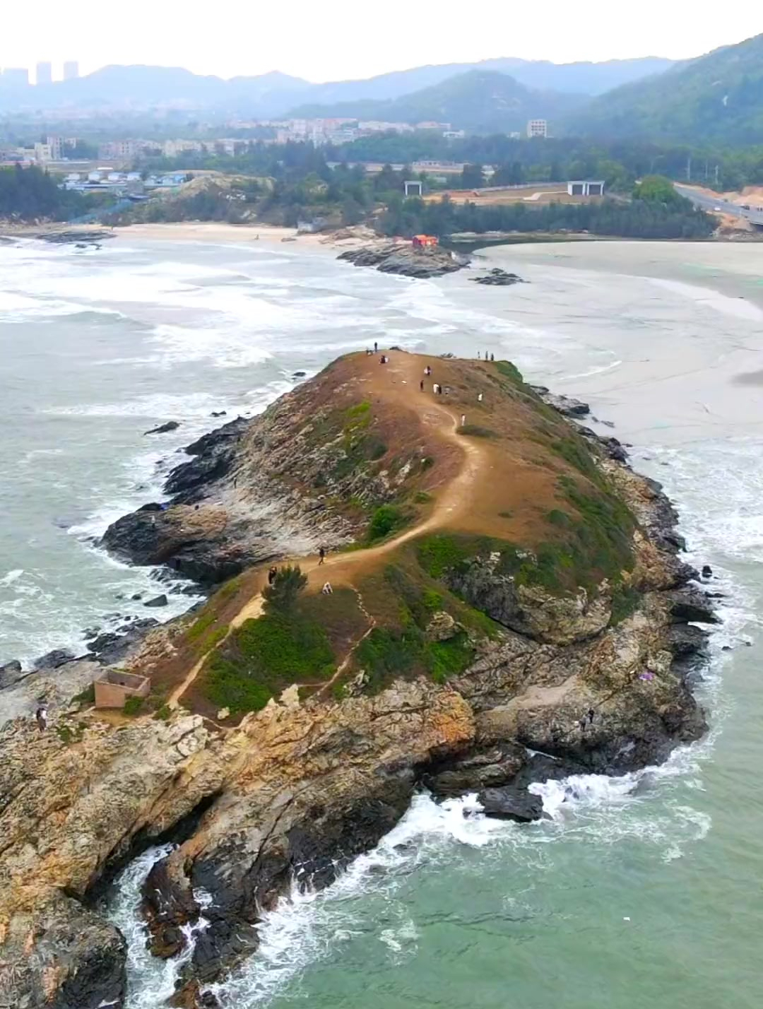 惠州双月湾边上一个治愈人心的小岛,名为情人岛-度小视