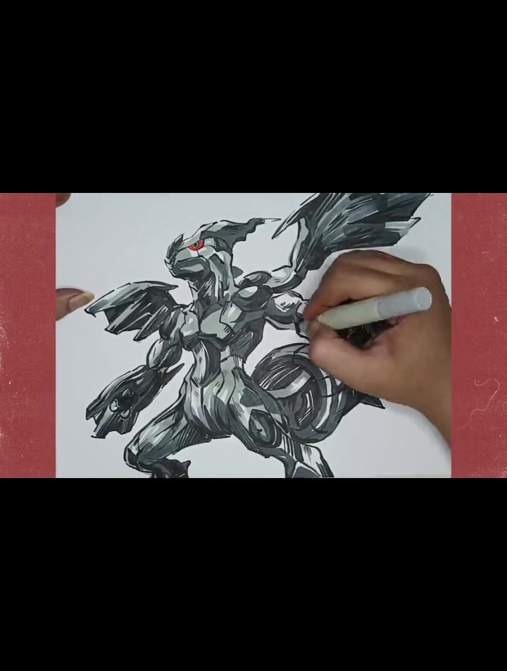 手绘捷克罗姆,一起来画宝可梦吧-度小视