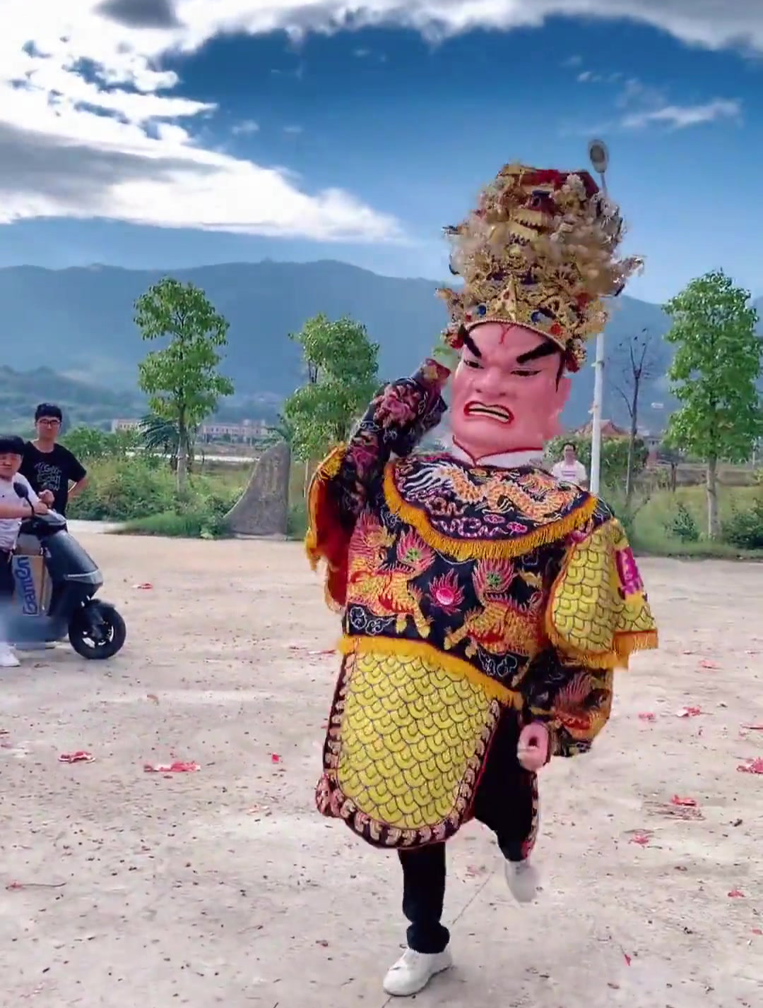 福建福州长乐潭头岭南游神 马夫,弘扬传统文化-度小视