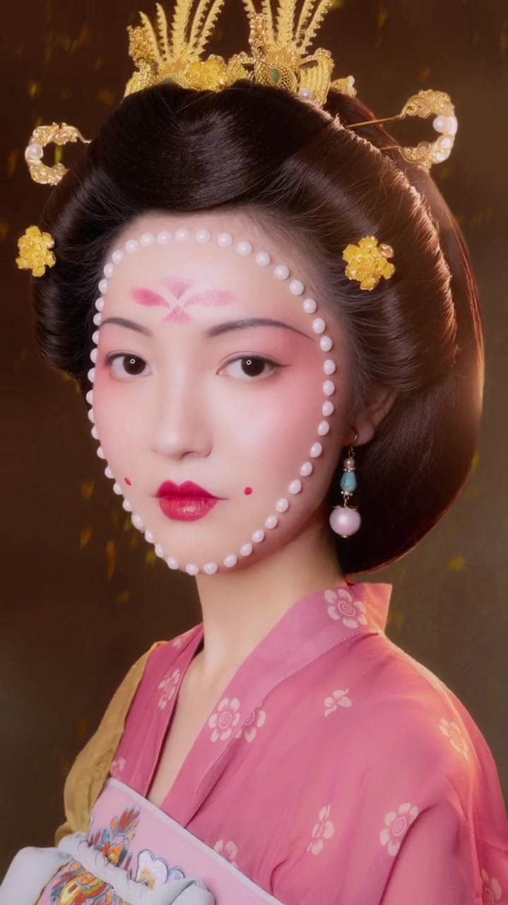 创意唐妆造型~简单容易