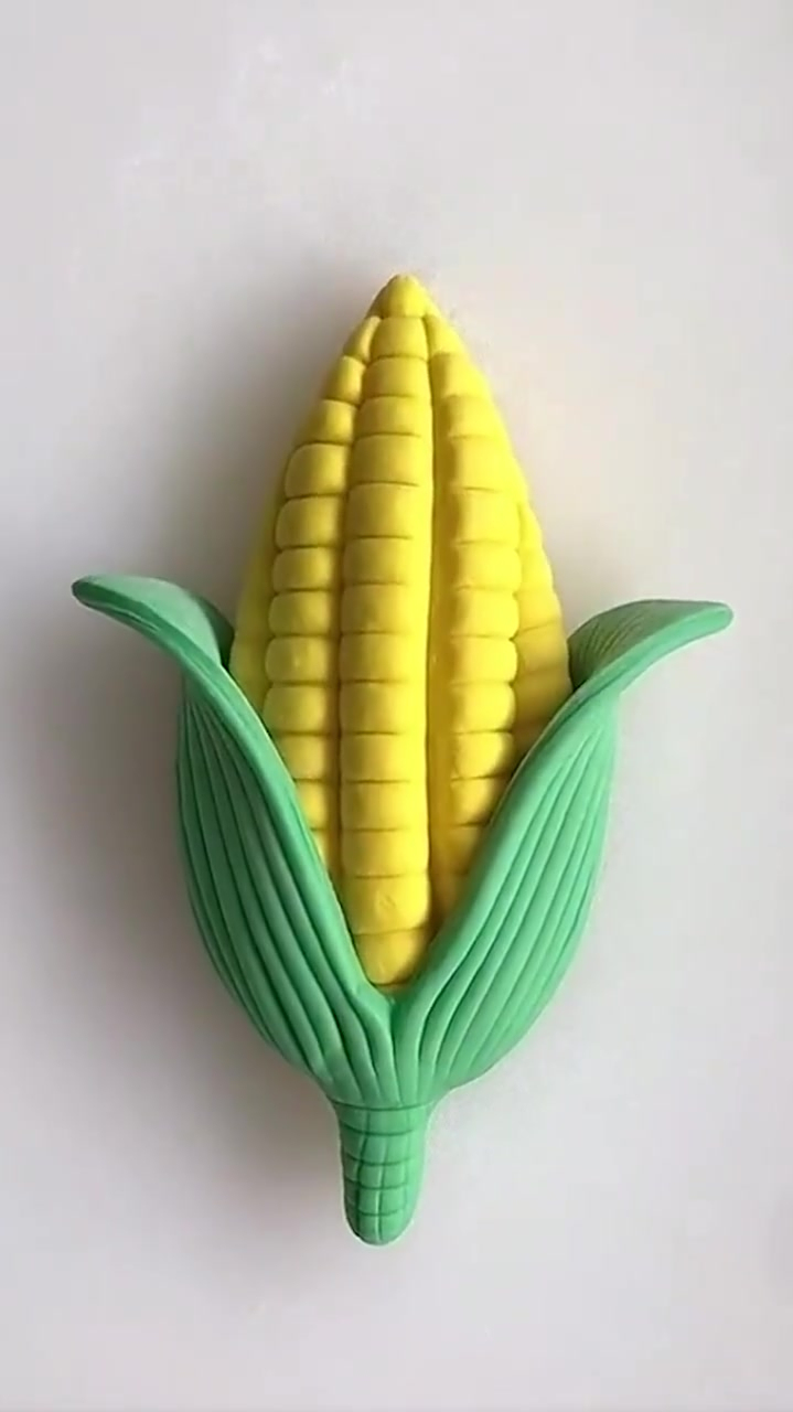 玉米,diy超轻粘土,手工