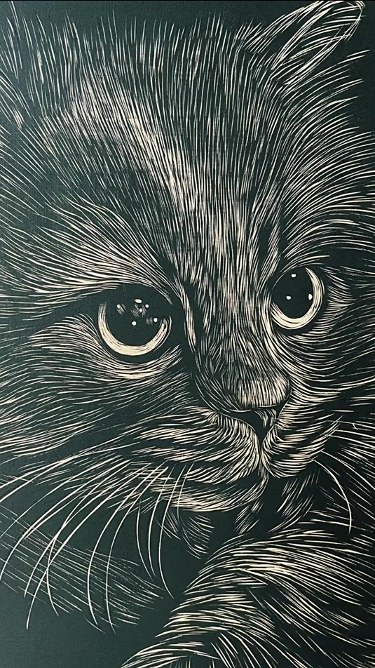 版画宠物,想你家里的猫咪吗