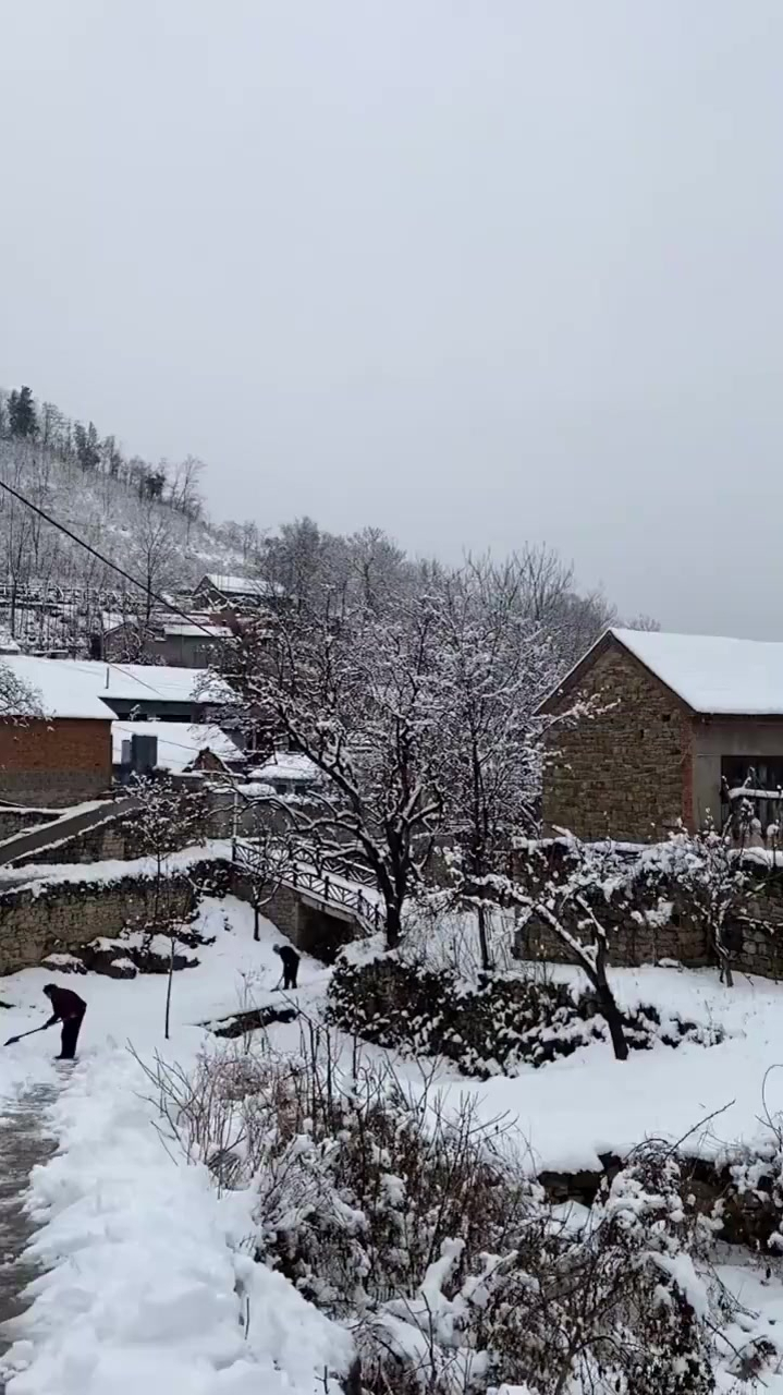 大雪天 农村图片