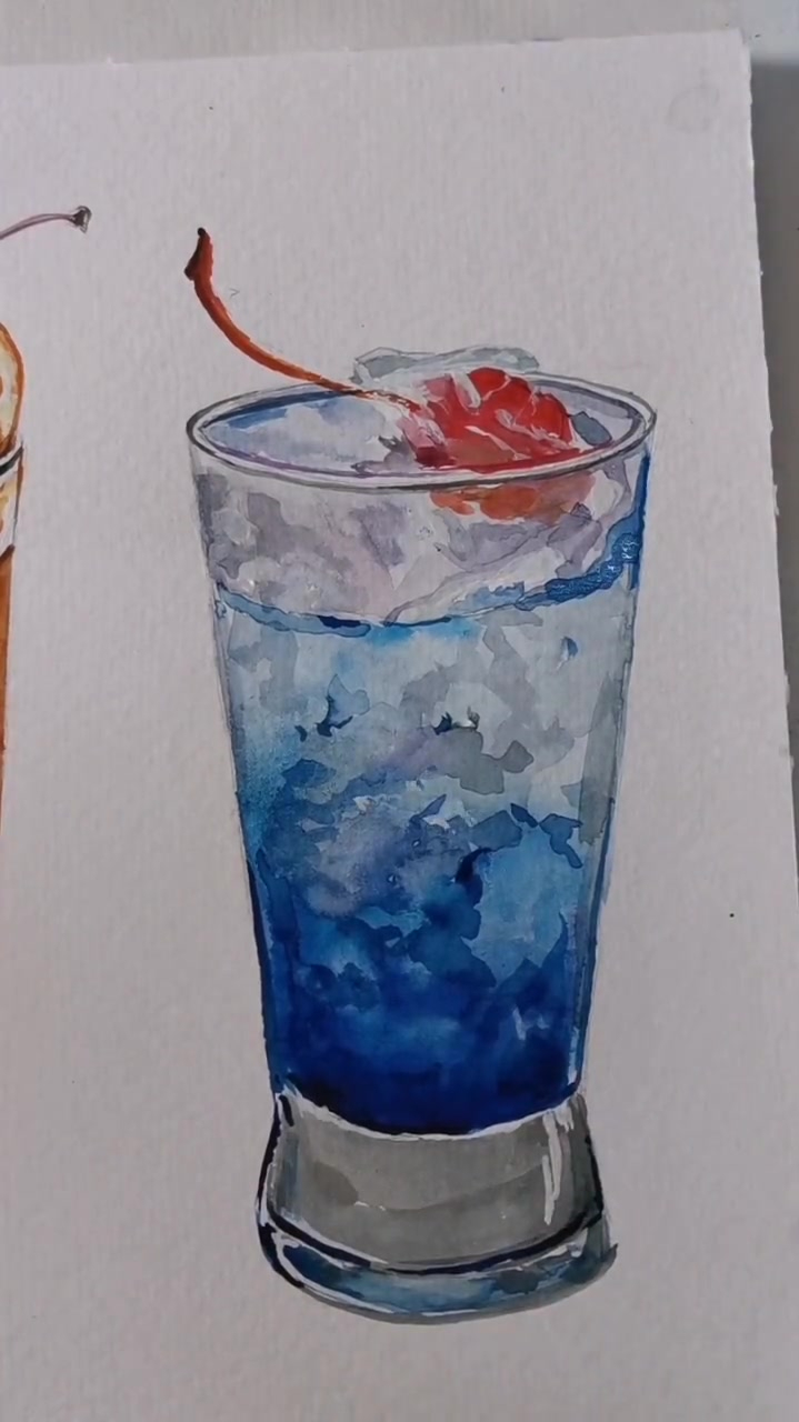 来一杯水彩冰汽水尝尝吧