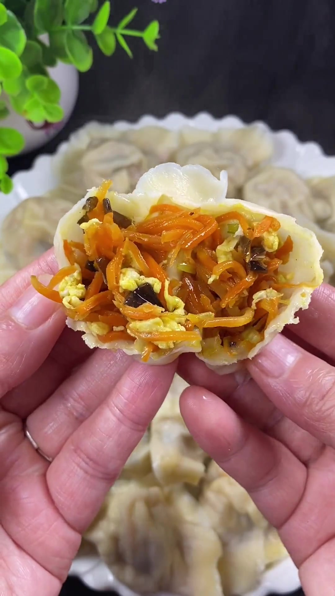 胡萝卜素馅饺子清淡营养又好吃!
