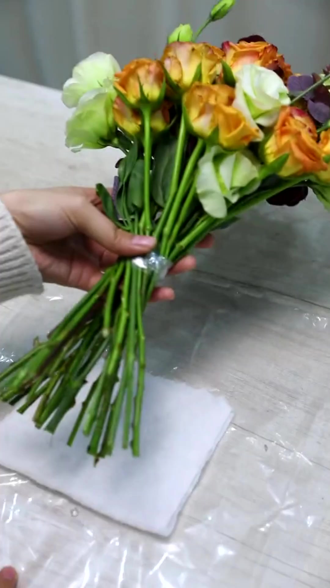 小花束包花教程来了