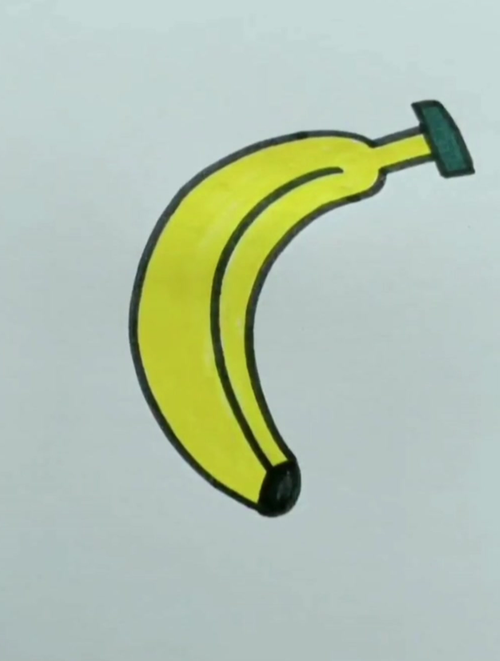 这样画香蕉秒会,我已经学会了-度小视