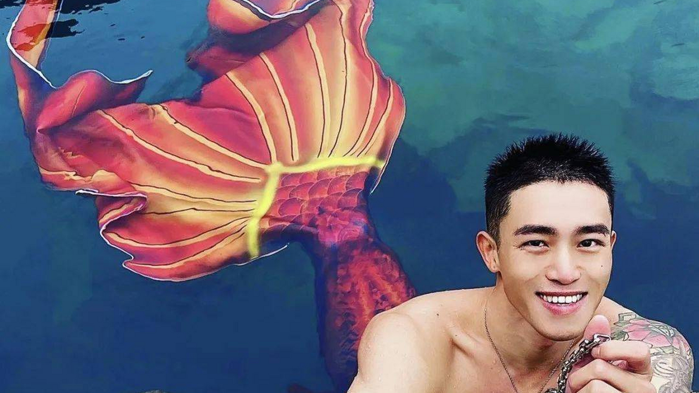 男美人鱼起源于古代神话和传说,如波利尼西亚和印度文化中都有男性