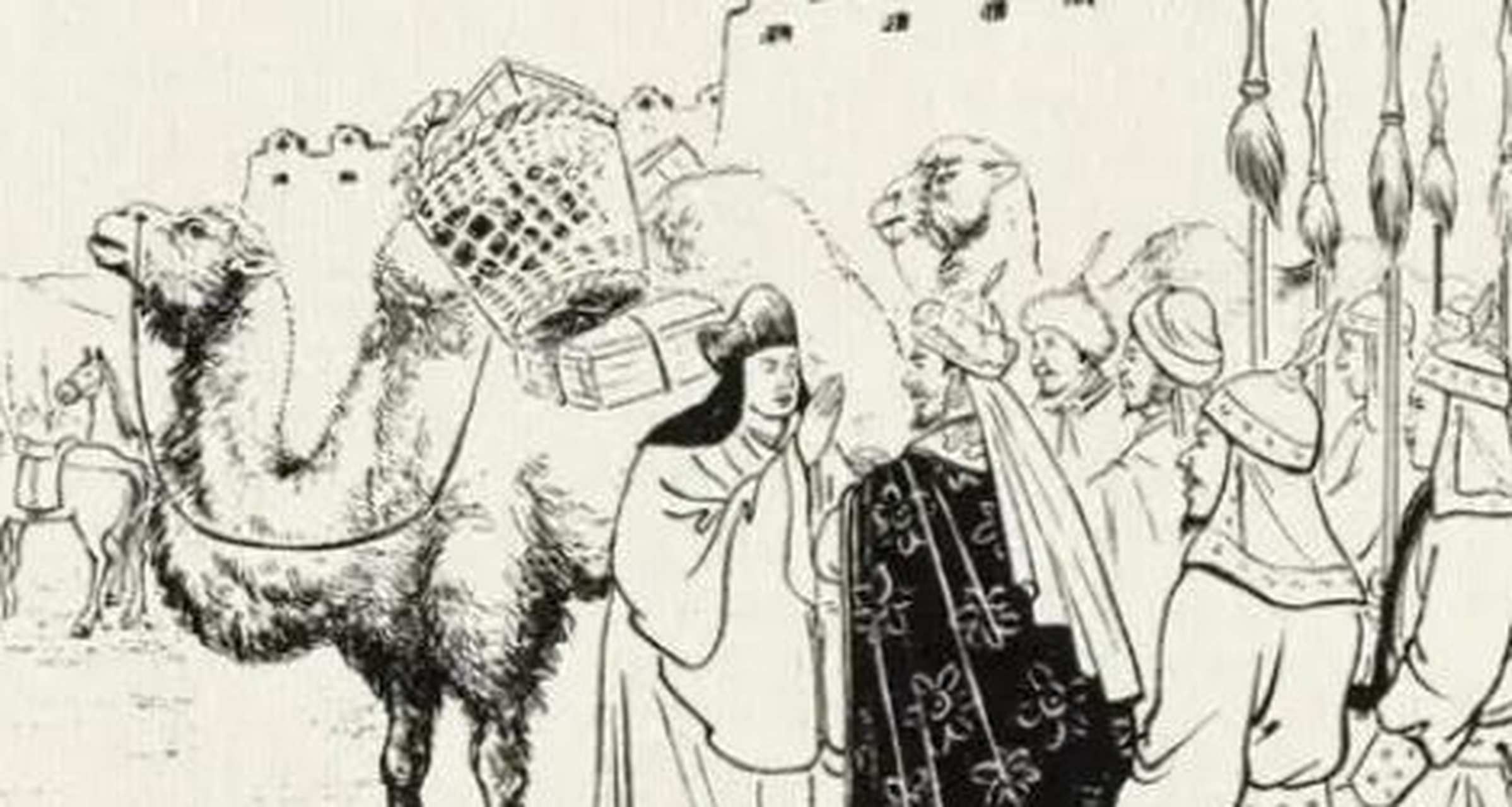 经过绝食斗争后,麹文泰同意玄奘西行,并为他的旅行准备大量物品,包括