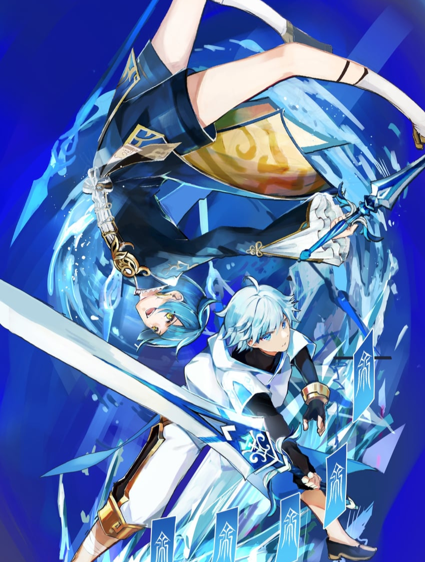 原神搞笑 芭芭拉和行秋也学会了低空飞行