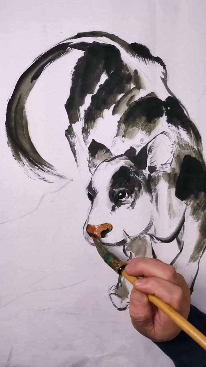 像个小牛一样,不瞻前顾后!通过努力达到