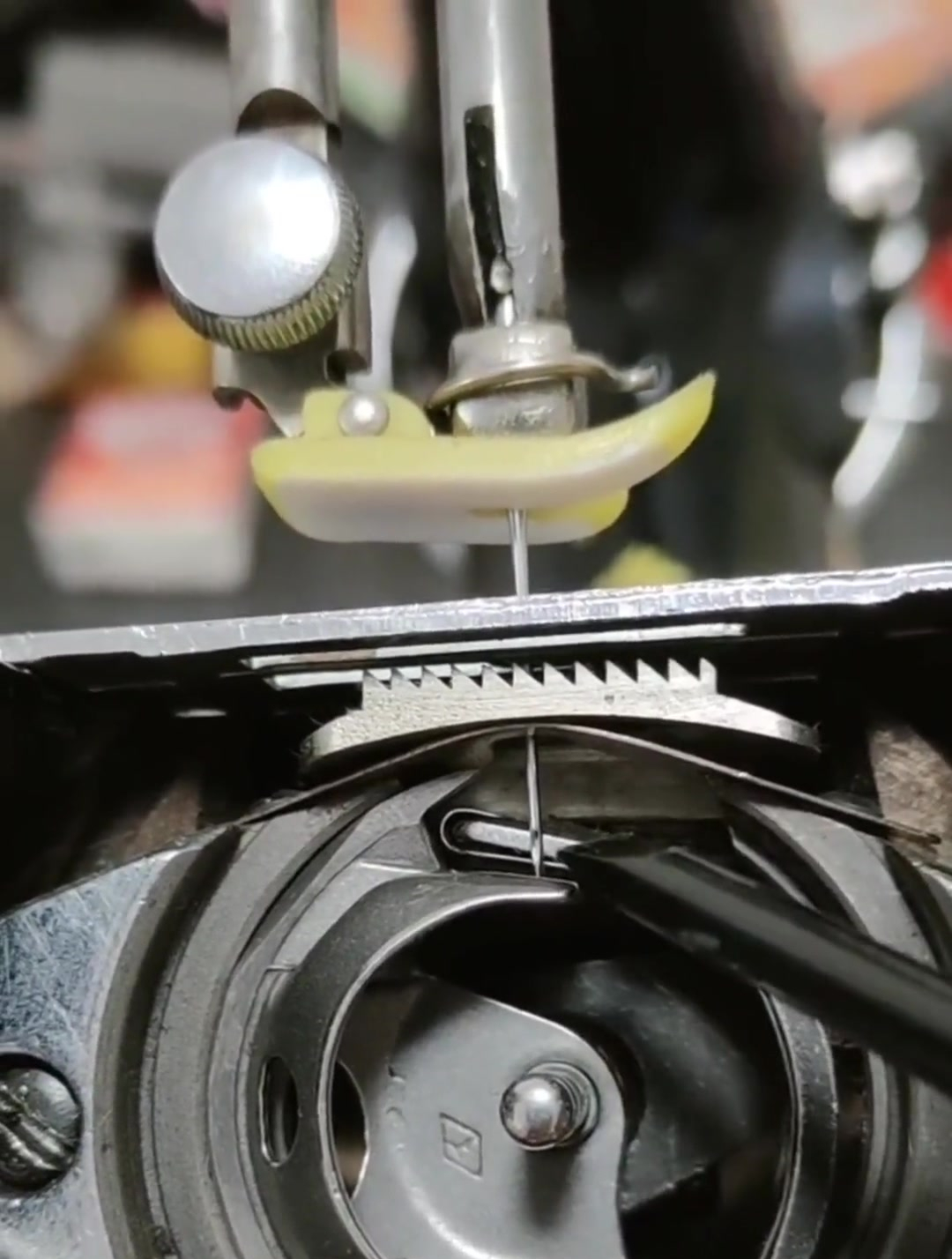 老式缝纫机跳线解决方法