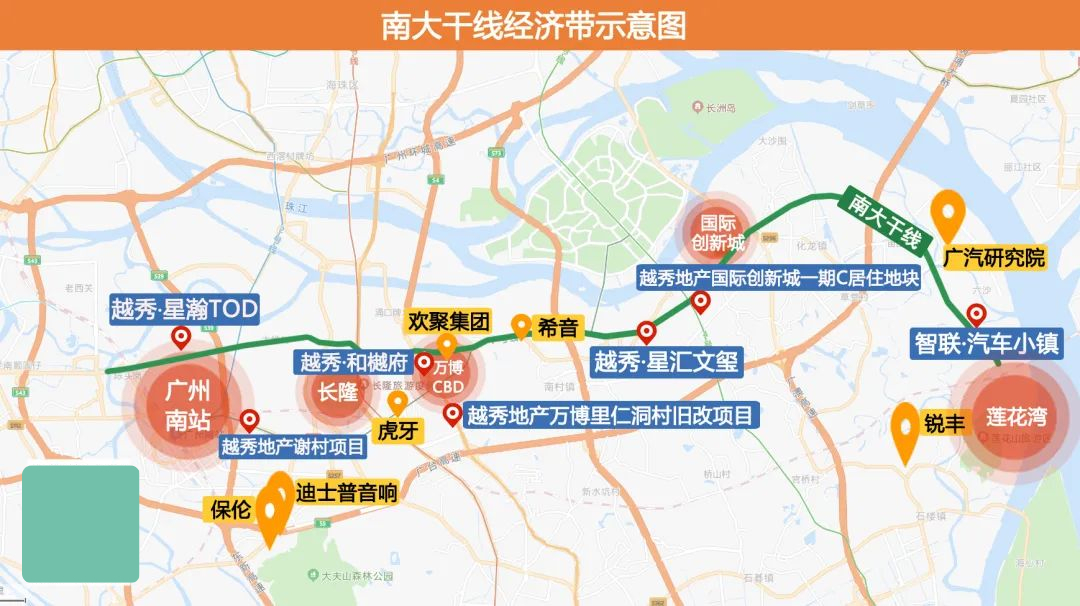 新中轴之后,是南大干线!广州再造一条「轴线经济带」