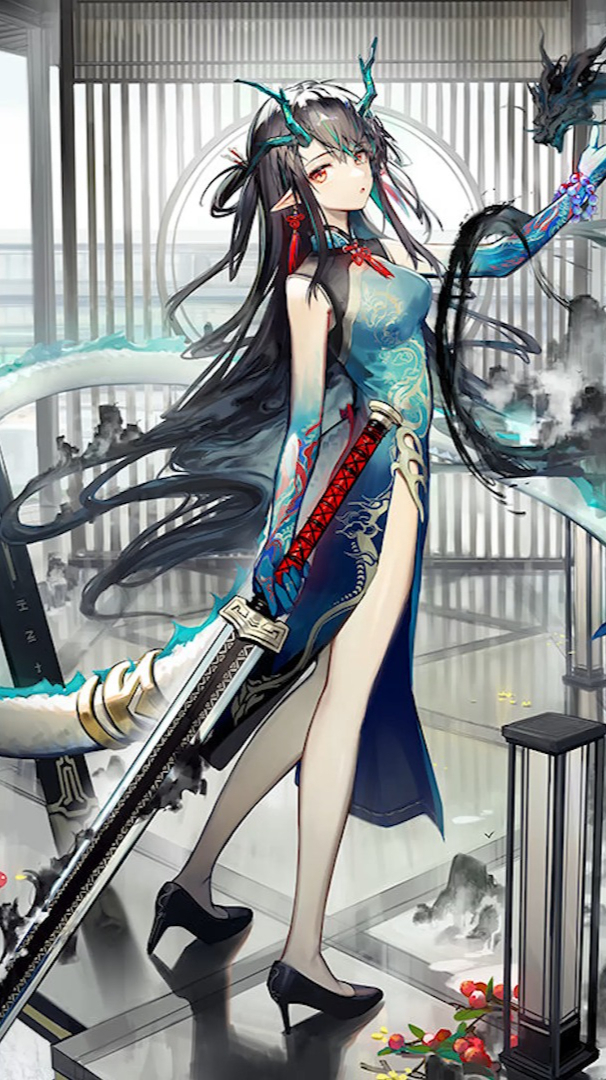 明日方舟:「新增服饰」染尘烟 - 夕-度小视