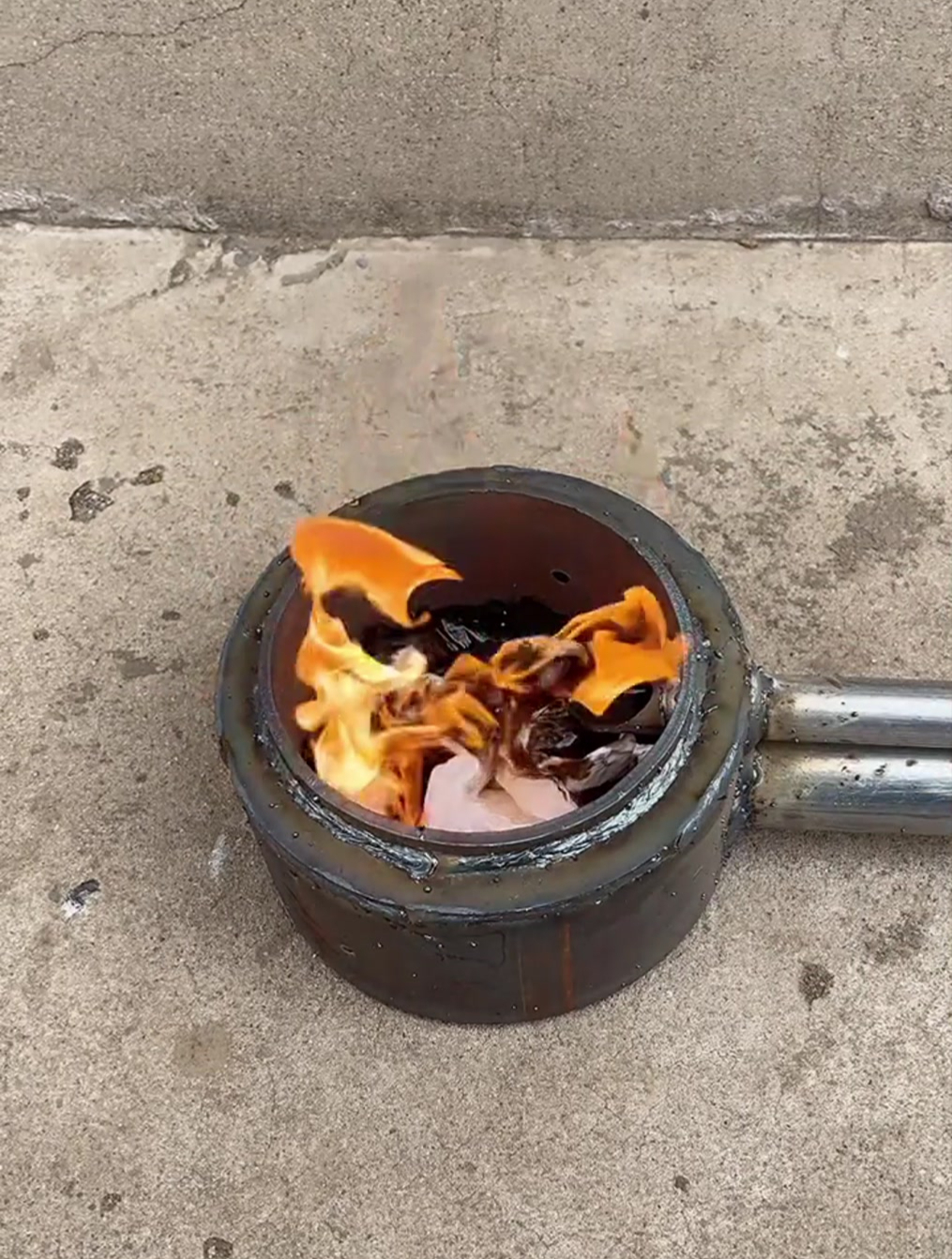 烧废机油炉子的做法图片