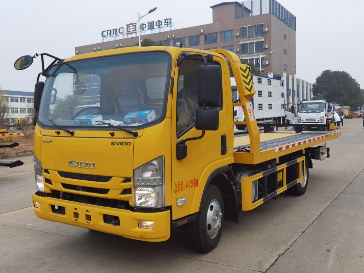 五十铃kv100清障车,最后的重载蓝牌清障车