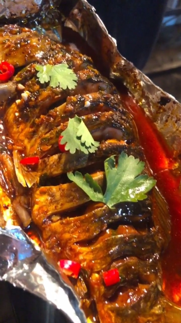 锡纸鲫鱼,万物皆可烤