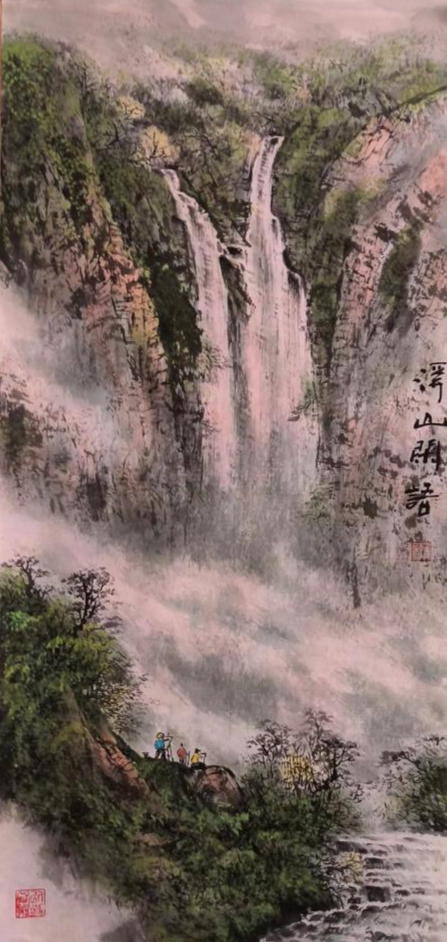 画家刘建萍荣获"丝路敦煌杯"一等奖,绿色书画平台为其颁发证书