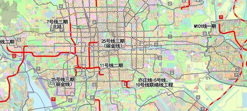 北京轨道交通第三期建设规划线路之11号线