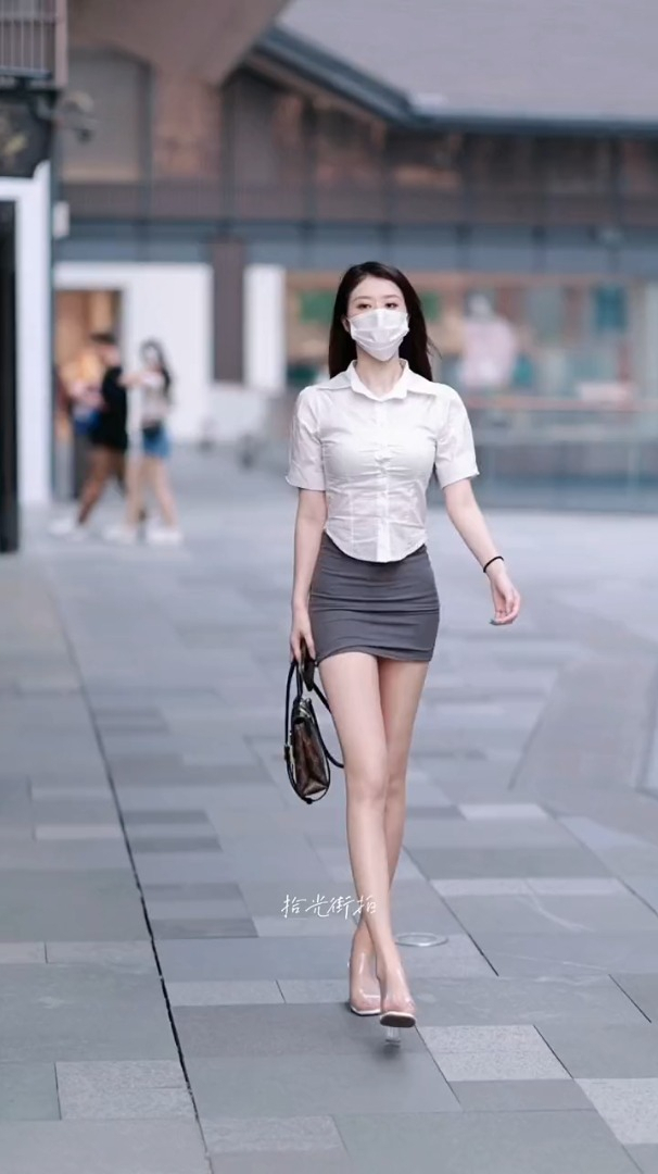 完美身材女神温迪迪,漂亮大长腿,街拍美女完美身材