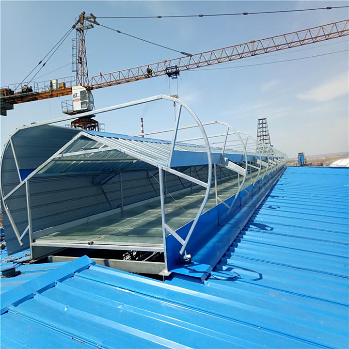 横向下沉式排烟通风天窗