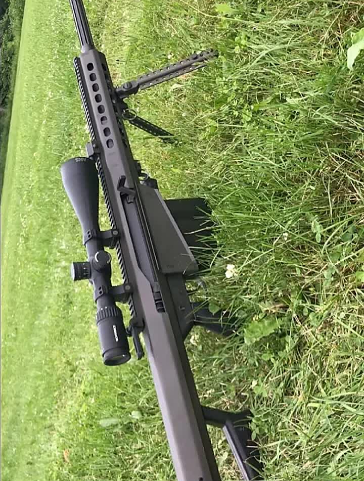 巴雷特m82a1,号称重狙之王,听声音你就知道它不简单