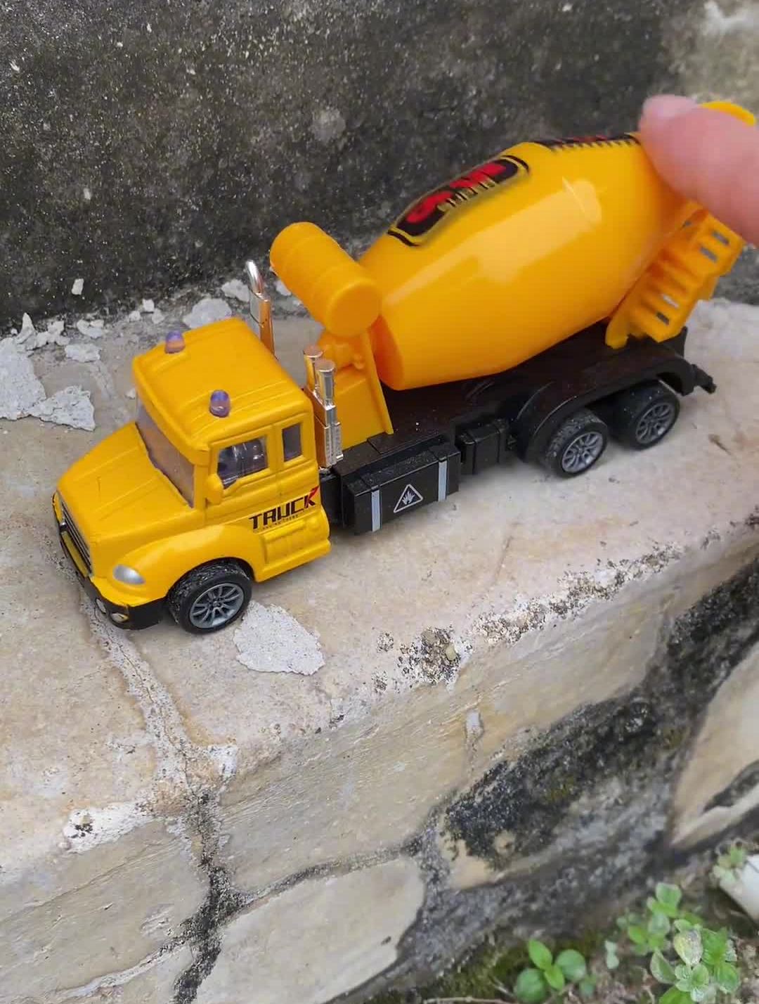 益智玩具,儿童玩具混凝土搅拌车合金小车-度小视