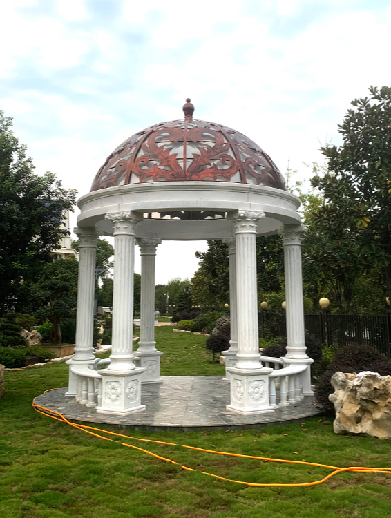 石雕凉亭厂家批发 欧式石凉亭款式大全-度小视