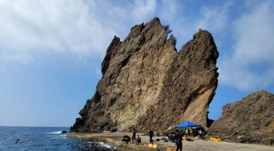 韩国郁陵岛,生机勃勃的原始森林,八月是潜水的最佳季节