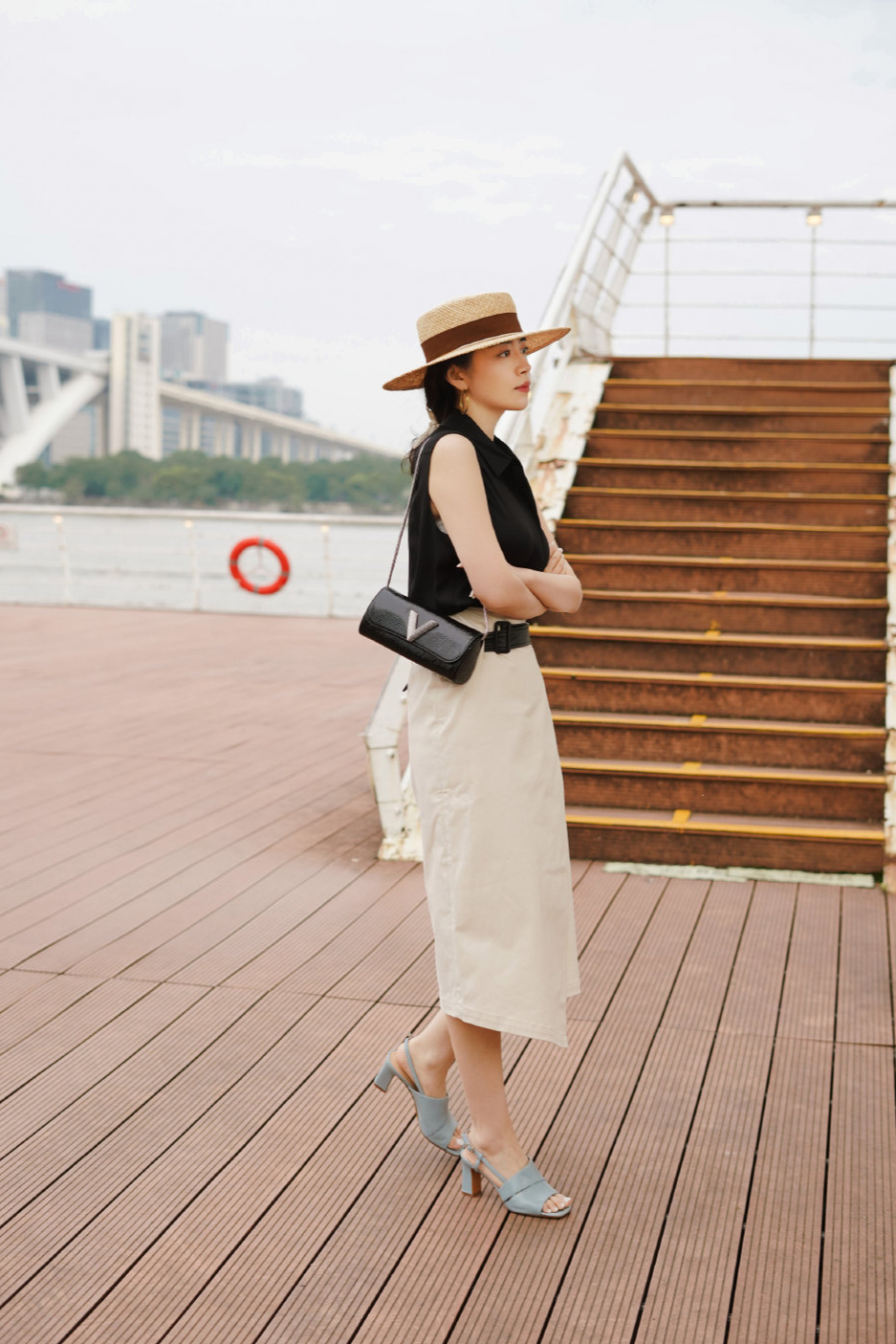 三木博主真会穿搭,如此搭配半裙,短裤,时尚优雅有气质