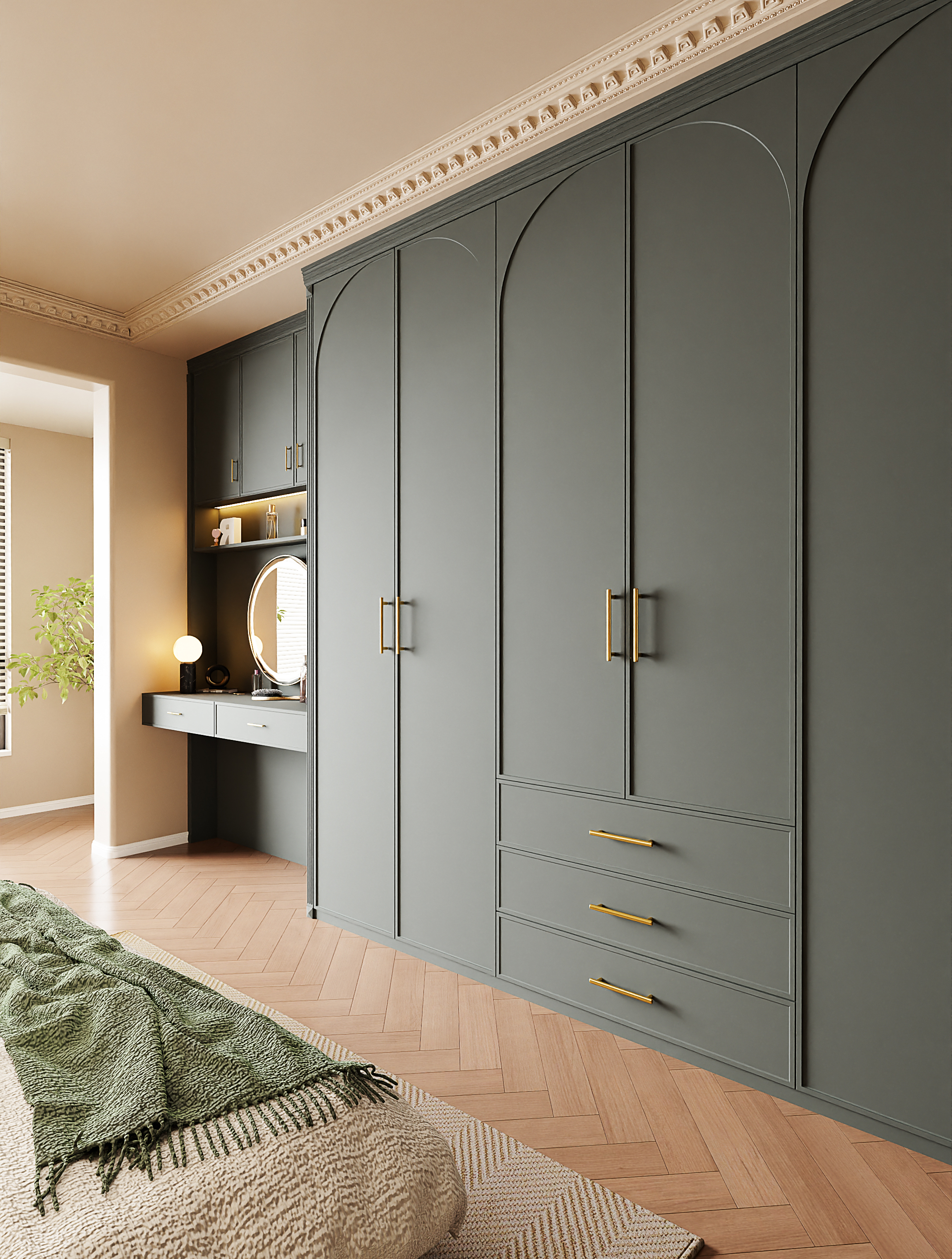 复古法式衣柜,浪漫慵懒的格调让人太羡慕!