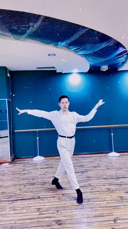 伦巴男士滑门步的四种不同跳法