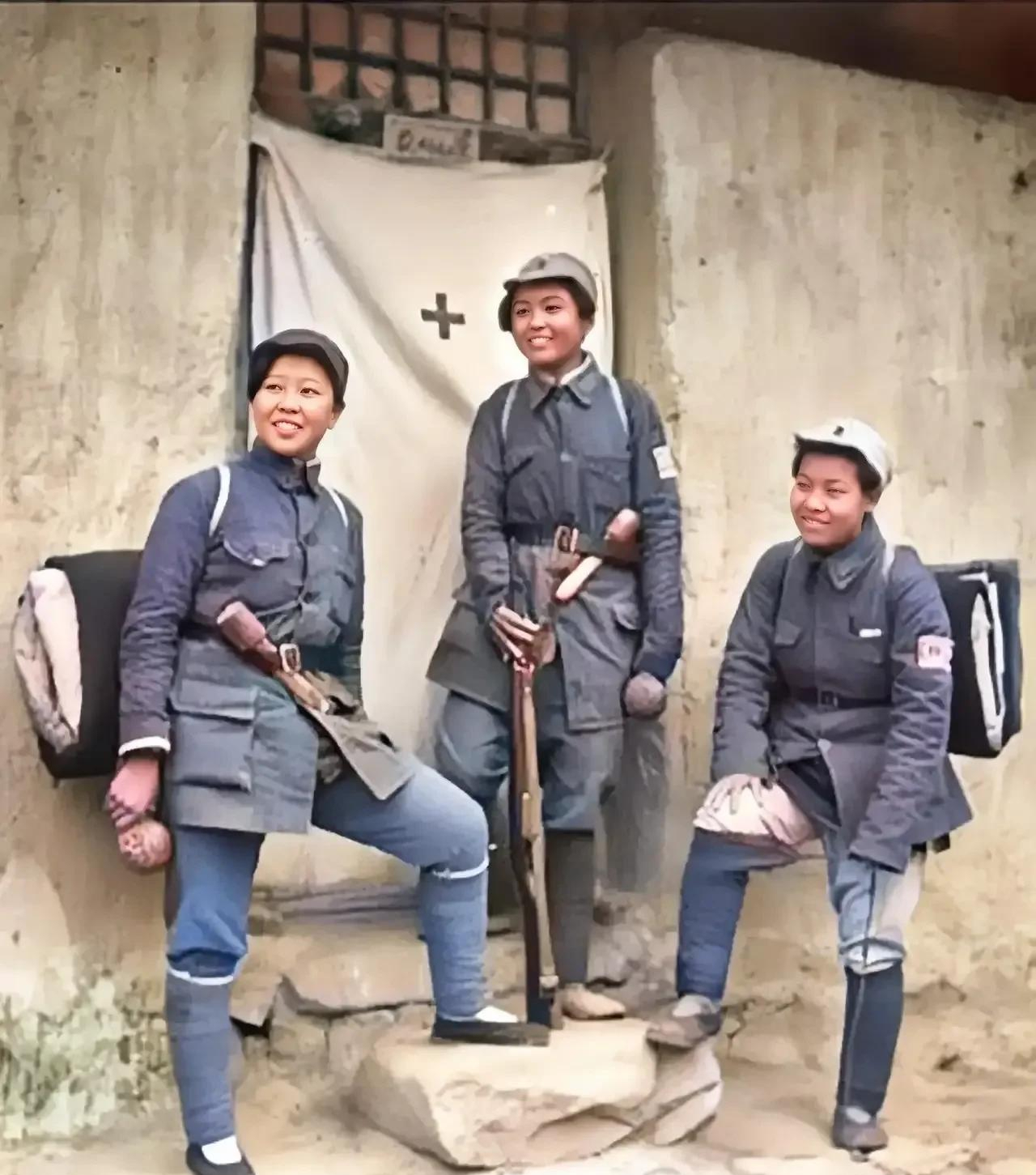 16张八路军女兵真实照片,这才是真实的样子!别再被影视剧给骗了