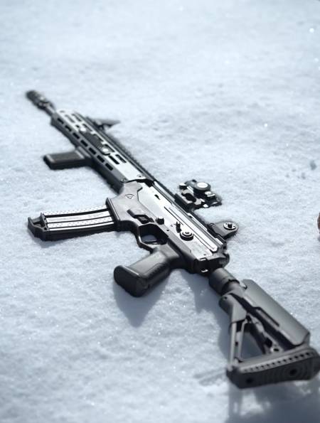 现代半自动步枪二倍镜打靶测试