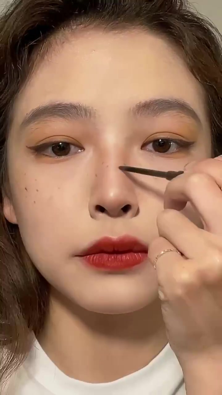 jennie雀斑妆现场