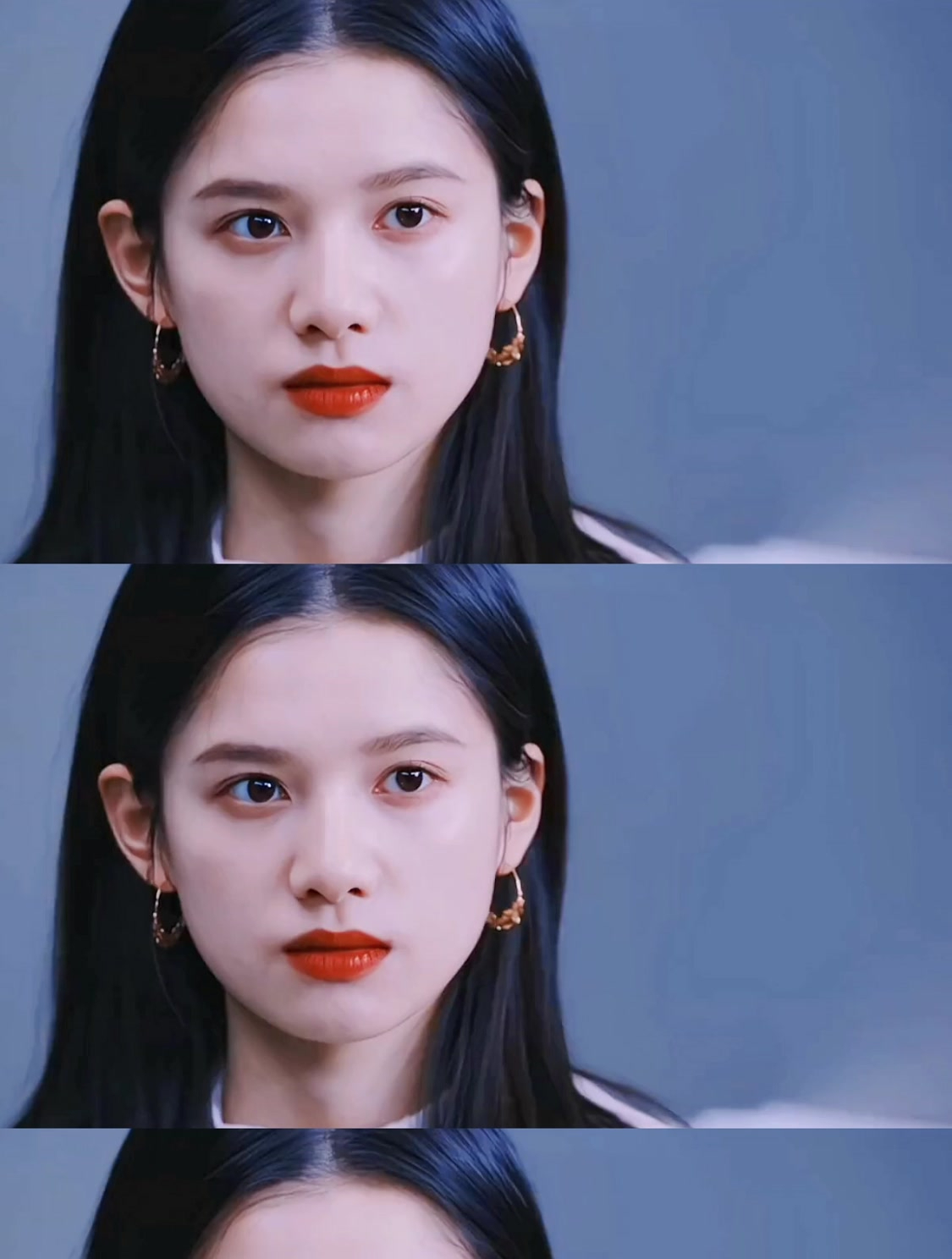 张婧仪自带故事感的电影脸,来欣赏朱韵的美貌吧!为爱冲锋的公主