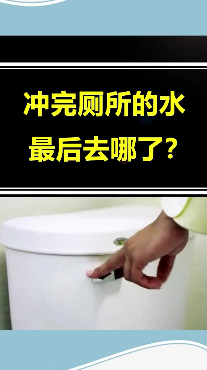 冲完厕所的水和生活污水最后到底去哪了你想象不到
