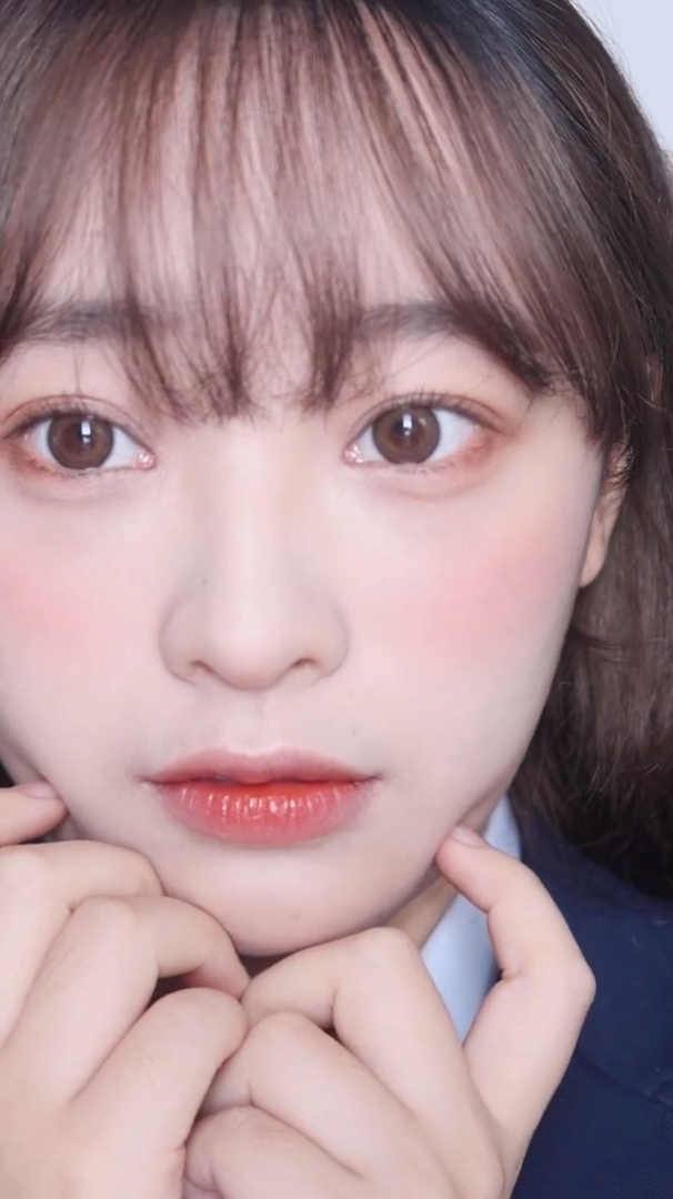 桥本环奈灵感仿妆日系圆脸幼态妆容